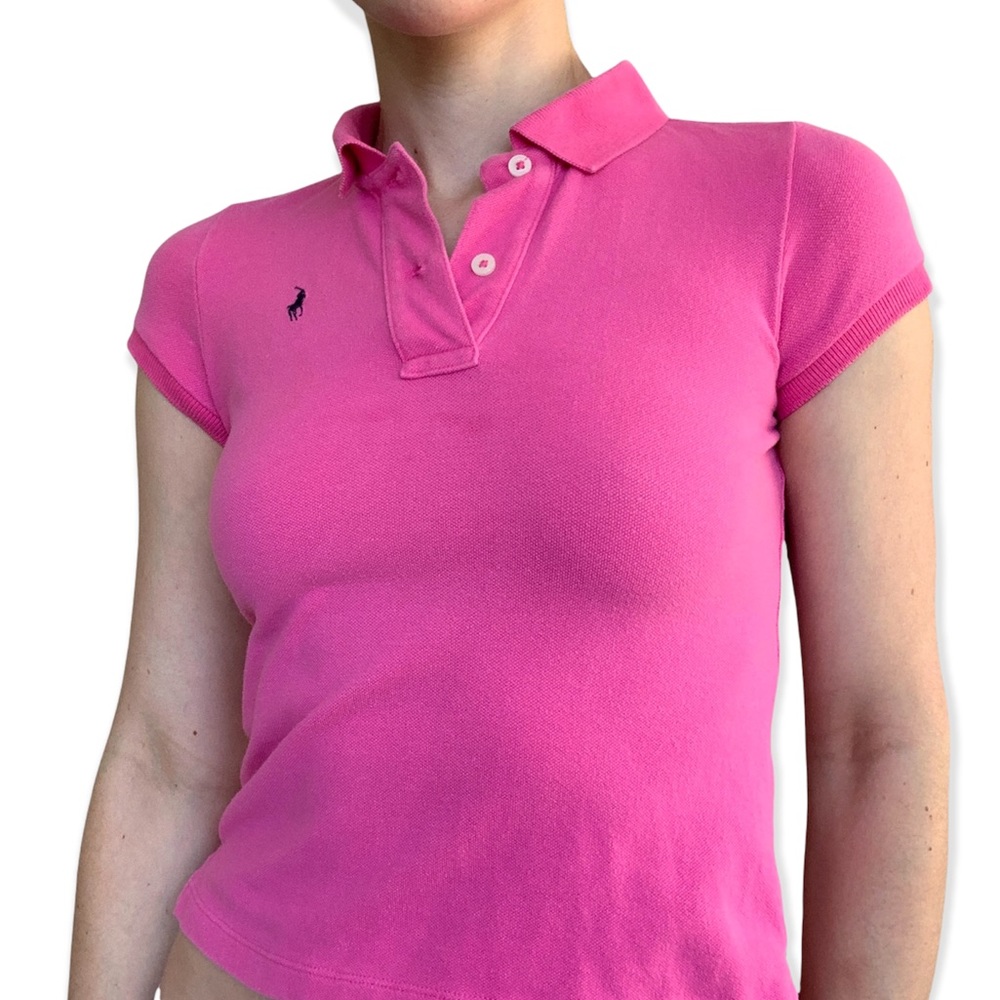 Pink Ralph Lauren Polo Top